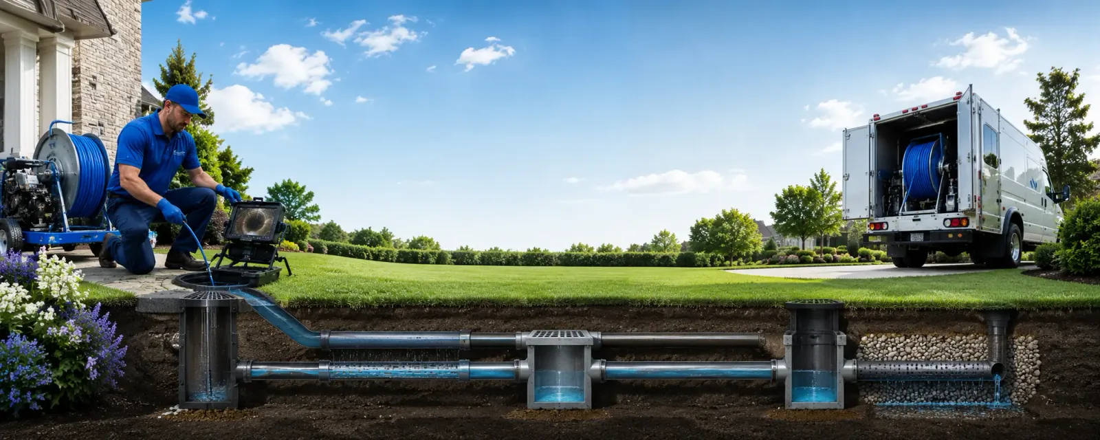 Outdoor drain cleaning information for Bagdad, FL